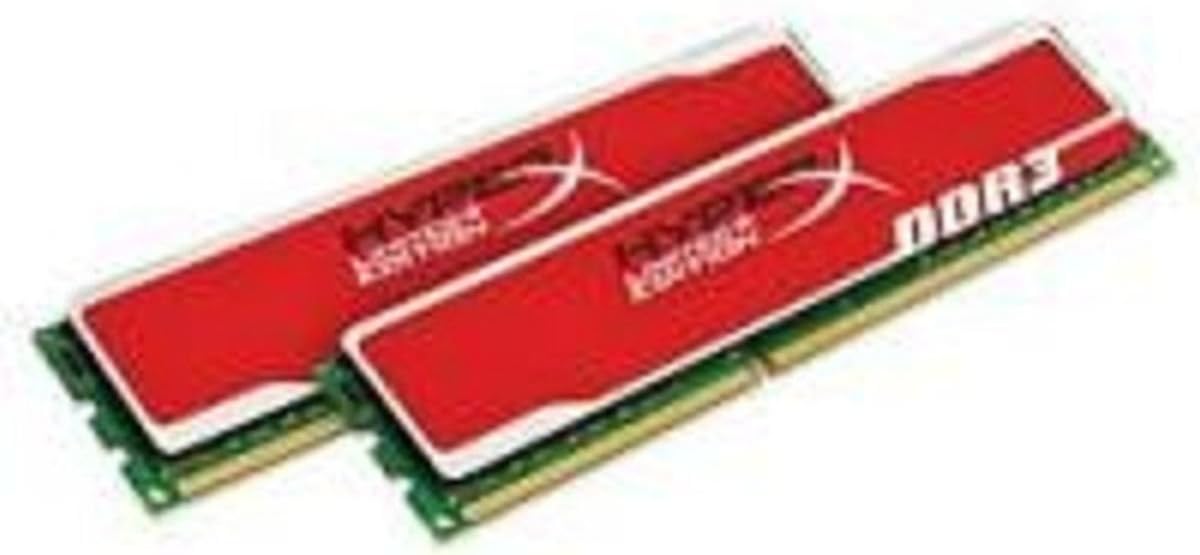 Kingston HyperX Red 8GB (4GB 512M x 64-Bit x 2 pcs.) DDR3-1600 CL9 240-Pin DIMM Kit KHX16C9B1RK2/8X