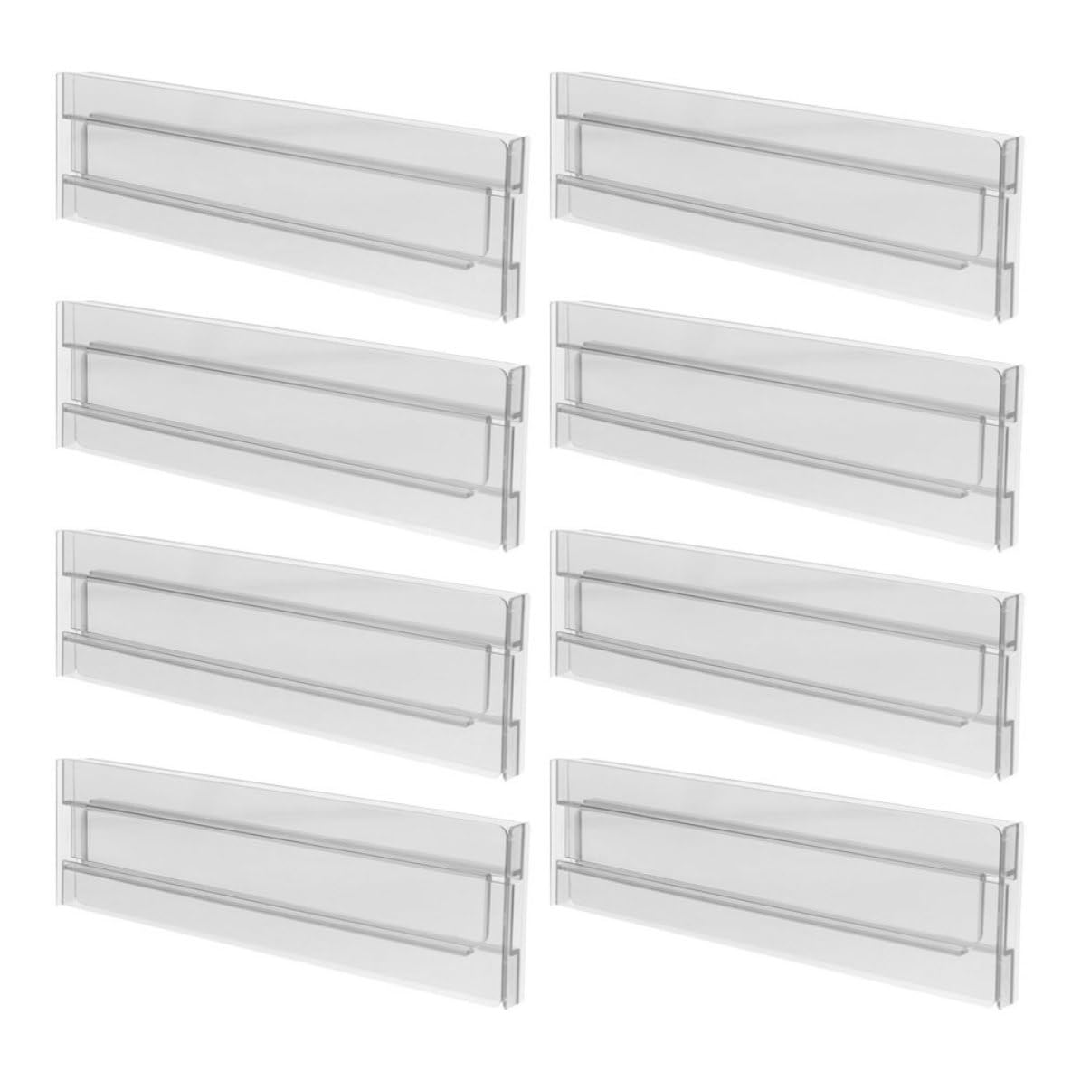 Beaupretty 8 Stück Schubladeneinteiler Organizer aus Ps Verstellbar 27,5 52cm Weiß für Kleidung zur Ordnung in Schrank und Schlafzimmer