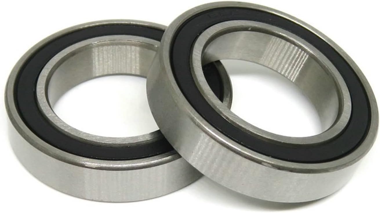 LANGshaw 2Pcs 19327 2RS 19x32x7 mm Bike Bottom Bearings 6804/19 MR19327 RS 19 * 32 * 7 mm Bicycle Hub Bearing Leisurely (Color : Silver)