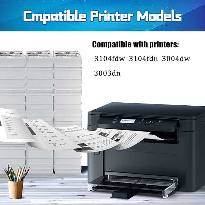 Image of 146A Toner Cartridge Suitable for HP 146A W1460A 146X W1460X Toner Cartridges Work for HP Laserjet Pro MFP 3104fdw 3104fdn 3004dw 3003dn Printers