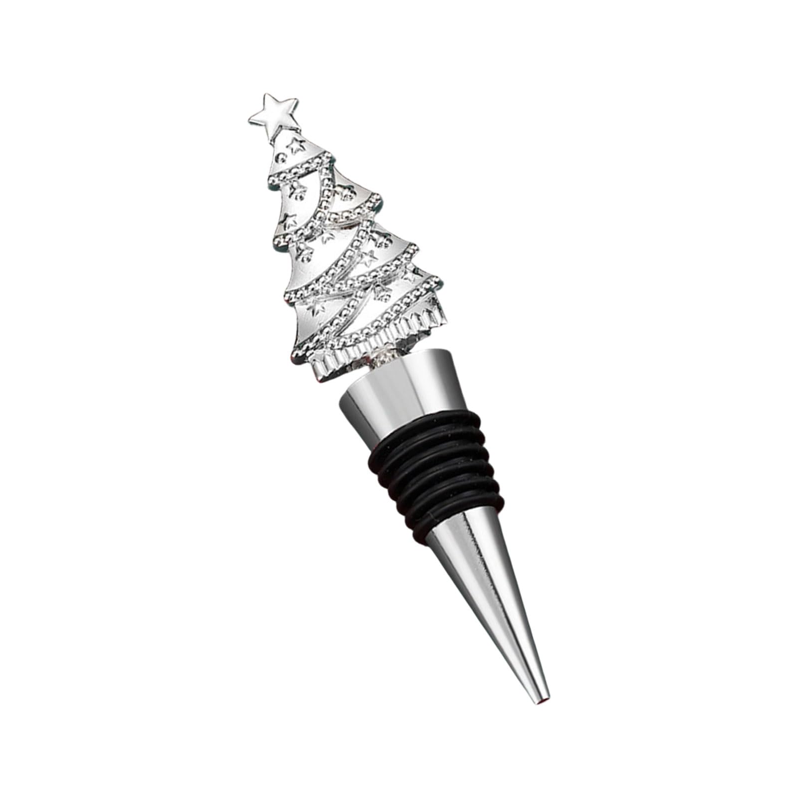 our fave Christmas Tree Wine Cork Stopper Leak Proof Zincs Metal Kitchen Accessory Holiday Dinner Table Decoration Zincs Alloy Holiday Wine Cork