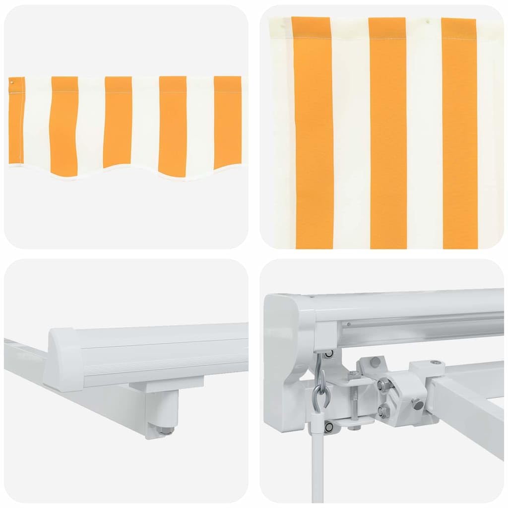 Struttura della tenda parasole retrattile da esterno 250x200 cm in alluminio resistente alle intemperie con tessuto UV resistente per giardini e terrazze con controllo manuale o telecomando