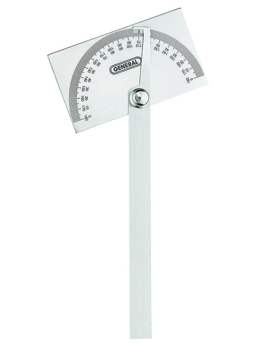Angle Protractor #17 Stainless Steel Square Head