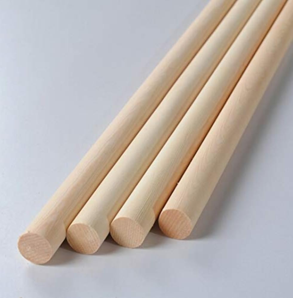 Royal Global Wooden Macrame Rod Dia- 1 inch, Length- 3 ft. Smooth Finish & Completely Straight Wood Stick for Wall Hanging Plant Hanger Home Decor Art & Craft DIY Projects, (25 mm * 36 inch) (2 PCS) (B0CBZL6NQ1) Amazon Price History, Amazon Price Tracker