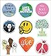 100Pcs Love World Peace Aufkleber, Wasserdichtes Vinyl Hoffnung Aufkleber für Wasserflaschen Laptop Gepäck Tasse Computer Handy Skateboard, Geschenk für Kinder Jugendliche Erwachsene