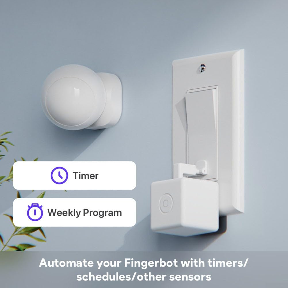Fingerbot Plus Zigbee – Robot Poussoir Intelligent, Compatible Tuya App, Télécommande Smart Life