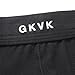 GKVK Men's Bikinis Briefs Ultimate Comfort Soft Waistband Briefs, Medium, Black