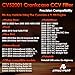 CV52001 6.7 CCV Filter Crankcase Ventilation, Fits for 2008-2021 Dodge Ram 2500 3500 4500 5500 6.7L ISB Diesel Engines, Replaces# 904-418, 68002433AA, Crank Case Breather Element