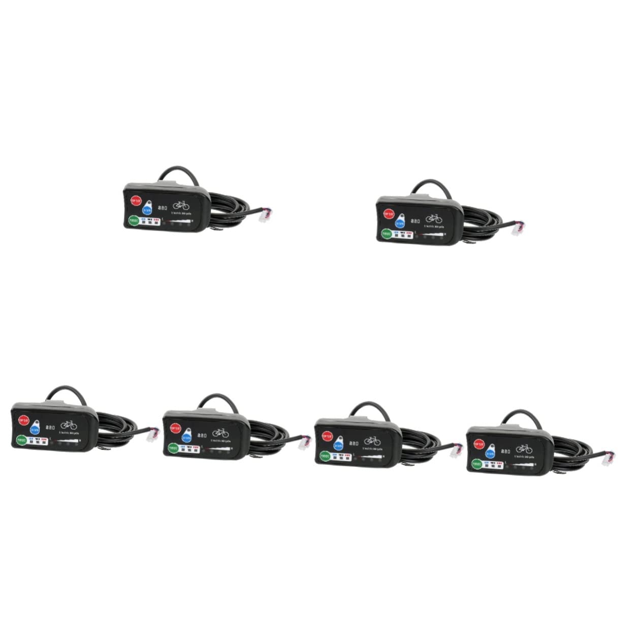Sosoport2 Pcs Control Panel Scooter Bike Motorized Bike Electric Cycle Bike Display Control Panel Bike Control Panel Bike Controlling Panel Bike Display Panel Bike Display Controller Abs