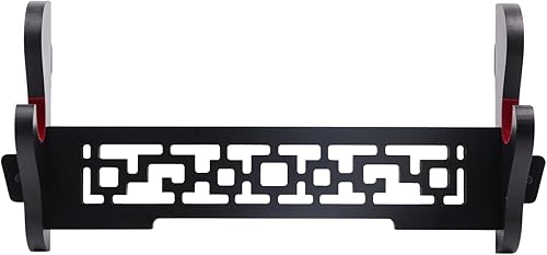Miniatura 4 de Soporte para Espada Katana Montaje de Pared - Soporte para Katana de 1 Nivel Acolchado de Terciopelo Estante Samurái Estante de Exhibición de Espada