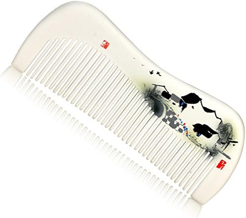 Yumary Professional Natural Chinese Pocket Size Anti Static Boxwood Hair Comb for Women
