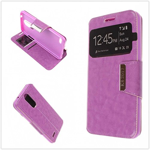 Todobarato24h Funda Libro Ventana Morada LG K4 2017