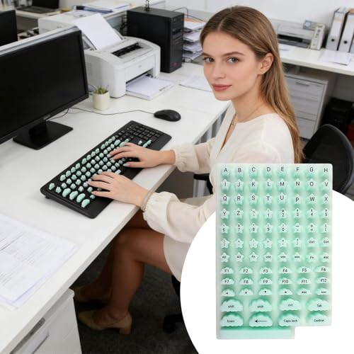 Fundas para teclado de portátil pensadas para escribir cómodamente con uñas acrílicas 6