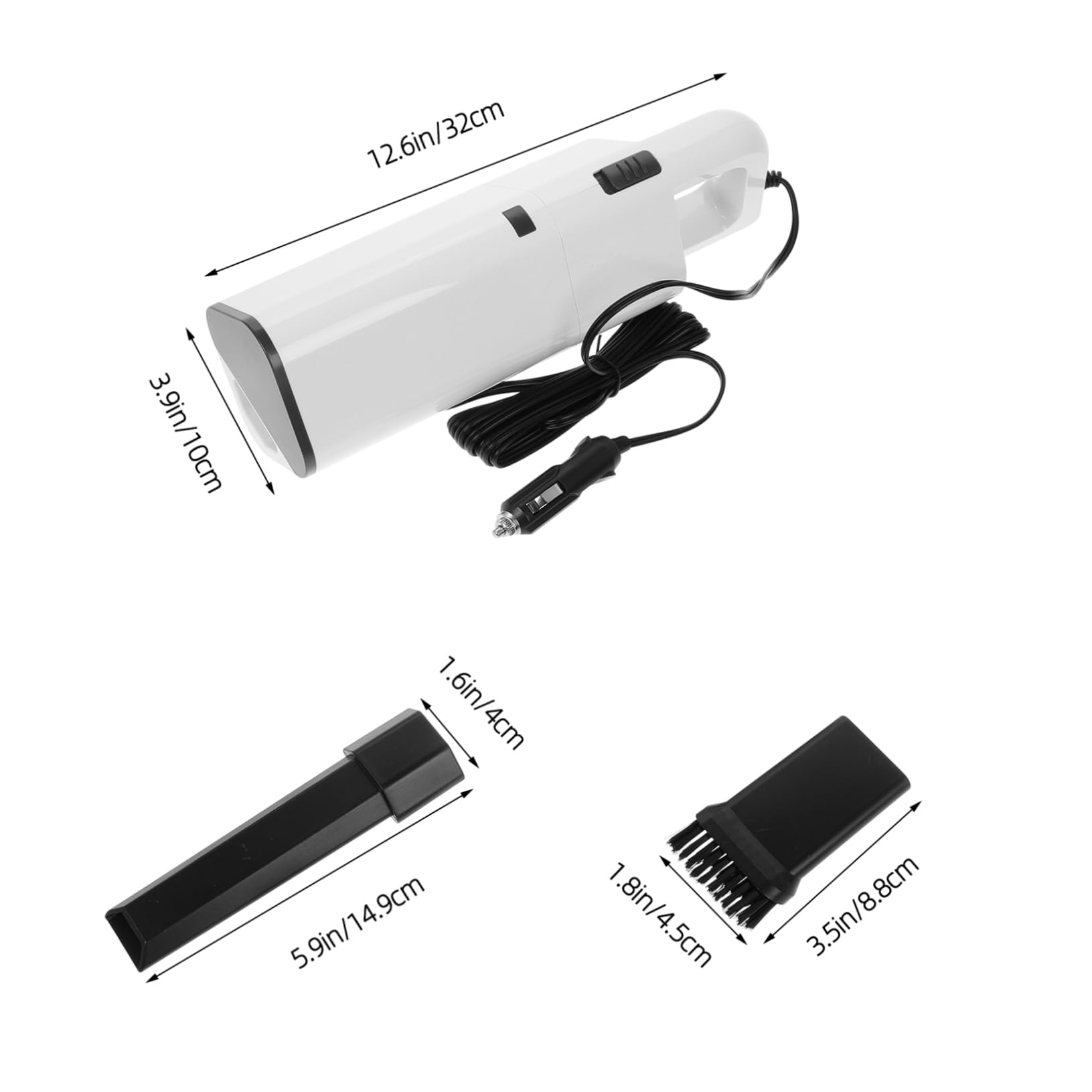 SOESFOUFU Vehicle Vacuum Cleaner 12v Cordless Wet Dry for Auto Truck Mini Vacuum for Car Detailing High Suction