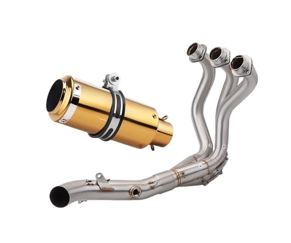 Motorradauspuffschalldämpferrohre Motorrad-Auspuffanlage, Komplett, Schalldämpfer, Passend Für MT09, FZ09, Für XSR900, MT-09, FZ-09 (2014–2020), Ersatzteile