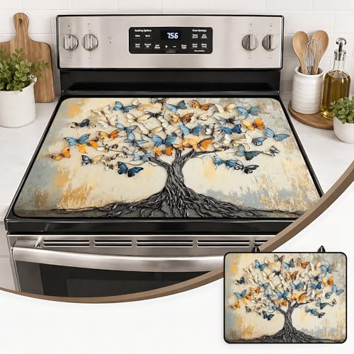 28x20 Stove Top Cover for Electric and Glass Stoves, Scratch Resistant Protector, Extends Kitchen Countertop Space, Ideal for Home Cooks and Busy Kitchens by seewan - Used condition - US$9.99