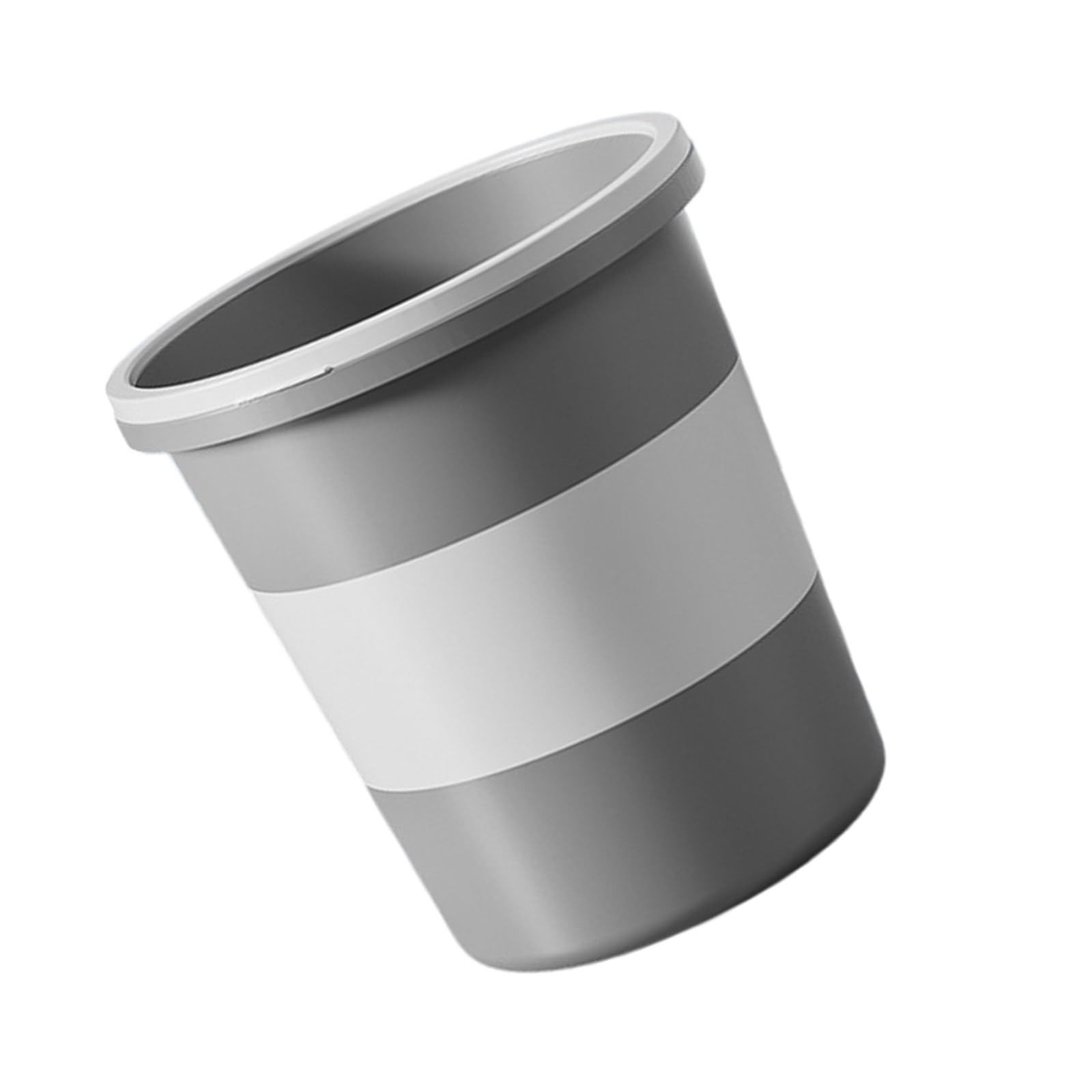 Elnwnnkc Trash Can Wastebasket Garbage Can Container Bins for Bathrooms, Laundry Room, Kitchens, Offices Garbage Bin Bathroom Trash