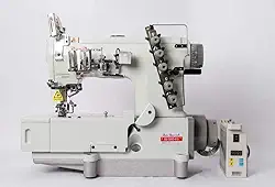 Máquina de Costura Industrial Galoneira Plana Fechada 220v com Motor Direct Drive Ss5500d-01 Sun Special