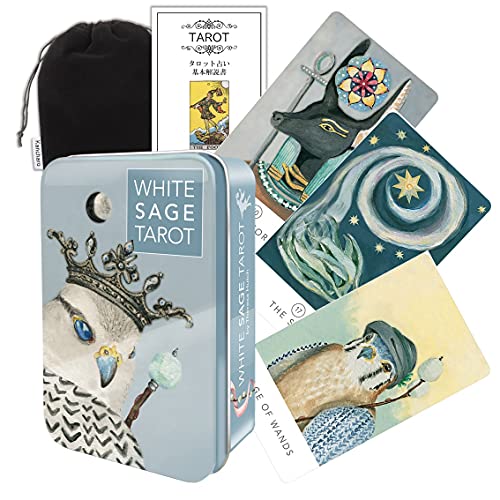 Kancharo ^bgJ[h 78  ^bg肢yzCg Z[W ^bg ʓ White Sage Tarotz{̃^bgJ[h{&|[`tiKij