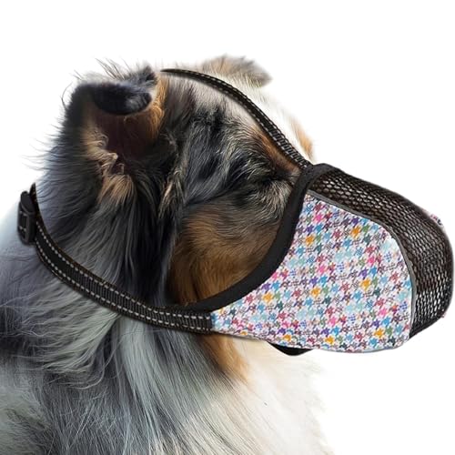 Mundschutz für Hunde, Netzgewebe für Hunde, atmungsaktiv, atmungsaktiv, Animation, Mundschutz, weich, für Welpen