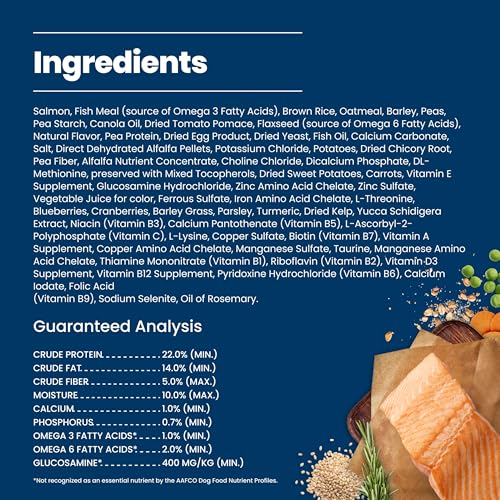 Image of Blue Buffalo Life Protection Formula Salmon & Brown Rice Adult Dry Dog Food, Supports Immunity with Antioxidant-Rich LifeSource Bits, Promotes Healthy Muscle Development, Skin & Coat Health, 40 lbs.