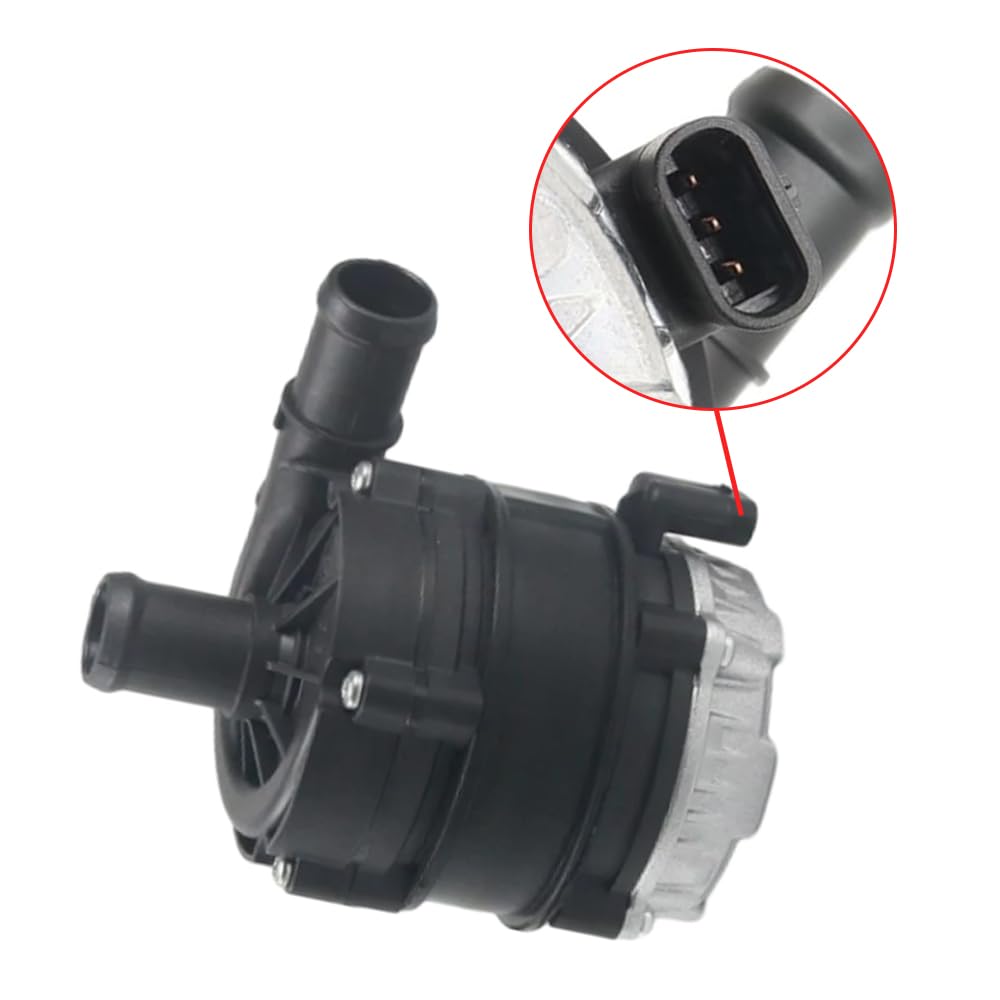 Bomba de agua auxiliar de agua para coche, bomba de agua de refrigerante auxiliar para coche, bomba de agua de refrigeración auxiliar compatible con Audi, compatible con VW, 04L965567A