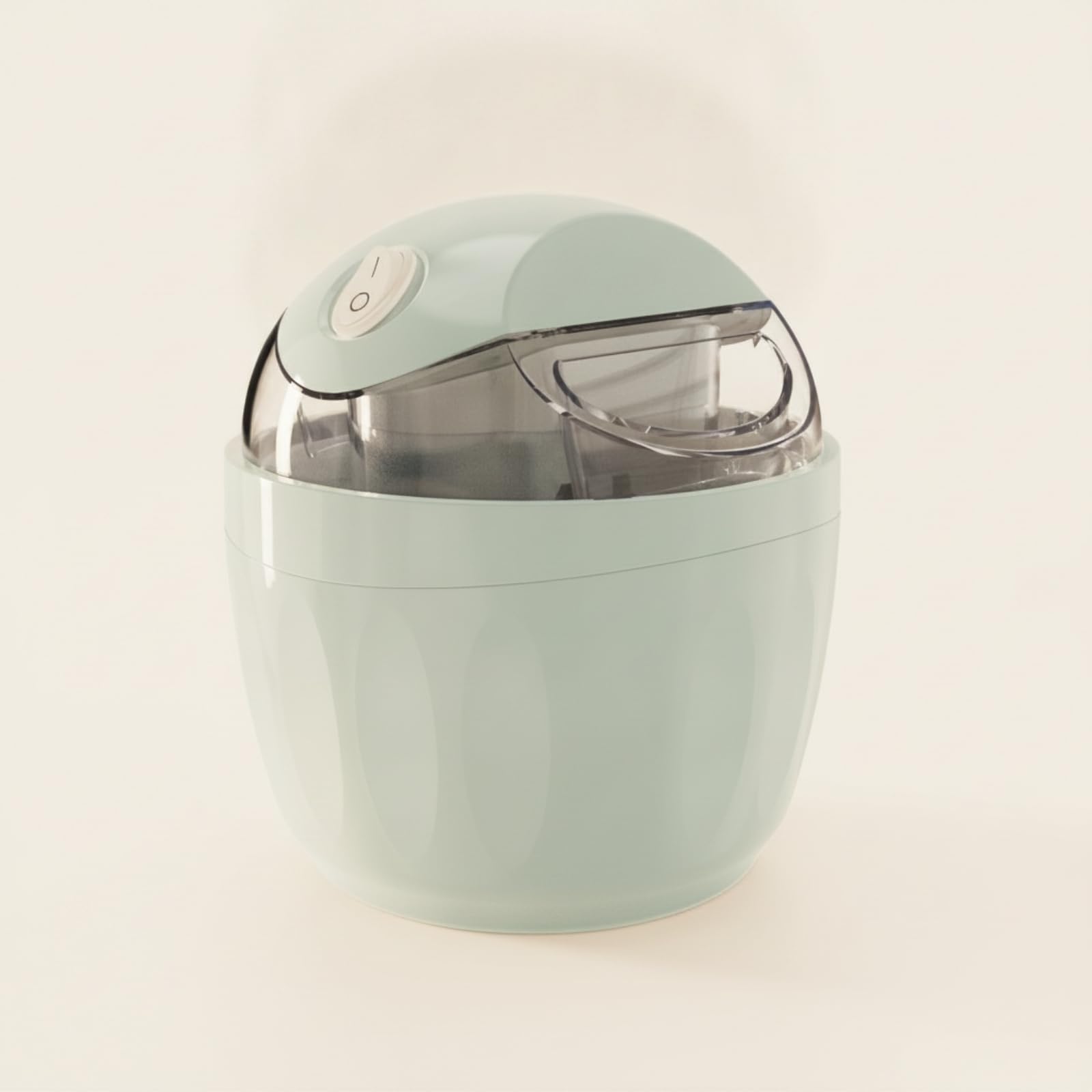 Máquina de Helados Infantil Heladera Automática Creado Postres Crema Fría con Observación del y Tamaño Ahorro de Espacio Adecuada y en Casa, Azul Claro
