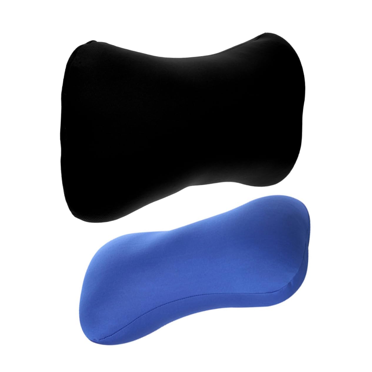 Kisangel 2piezas Mini Almohada Portátil De Foam Particles para Camping y Viajes Coche También Útil como Cojín Cuello La Oficina Sofá