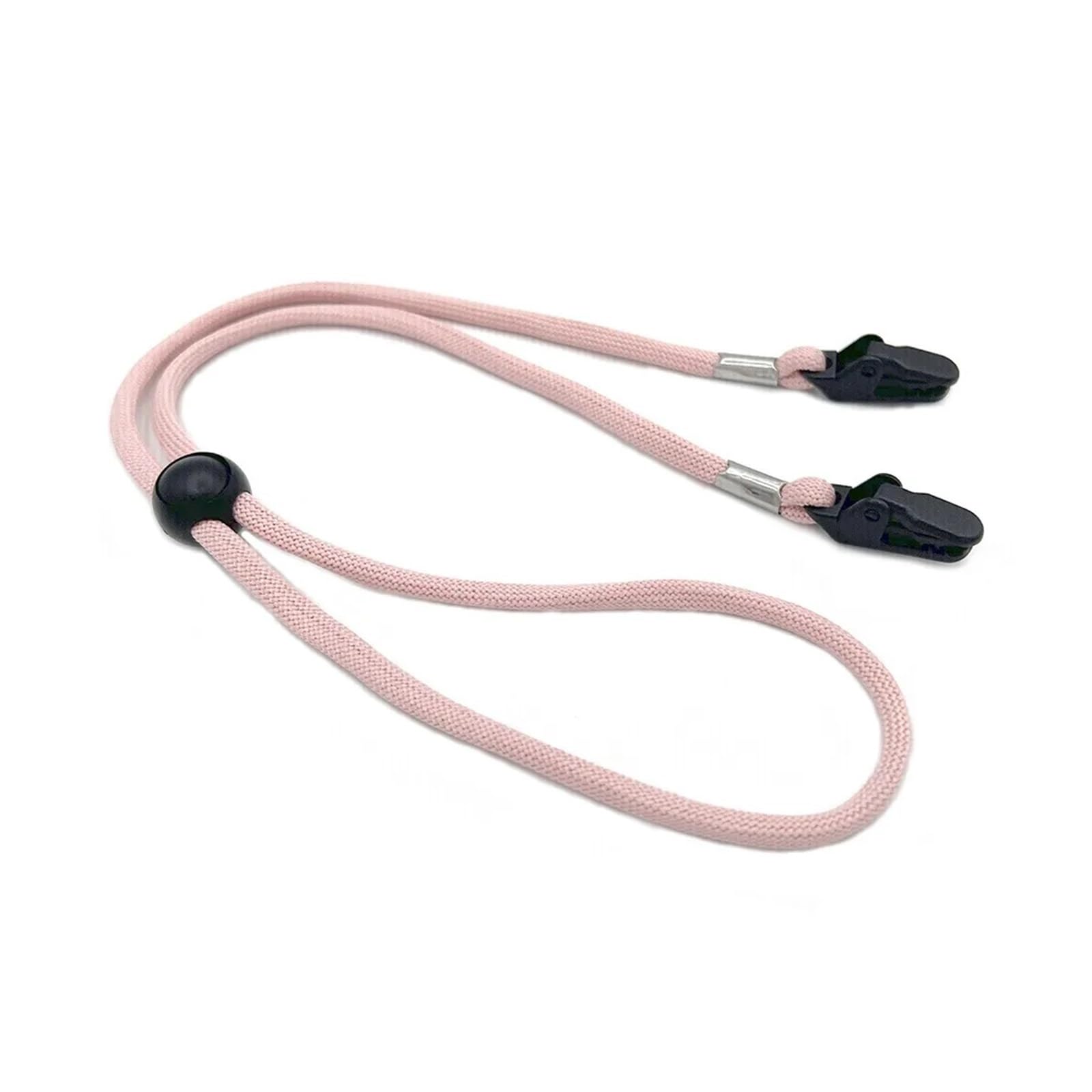 Lyhydma Light Pink Drawstring Cord 1Pc Hat Retainer Chin Cord Boating Riding Windproof Strap Clips For Wind Diy Apparel Sewing Supplies(Light Pink)