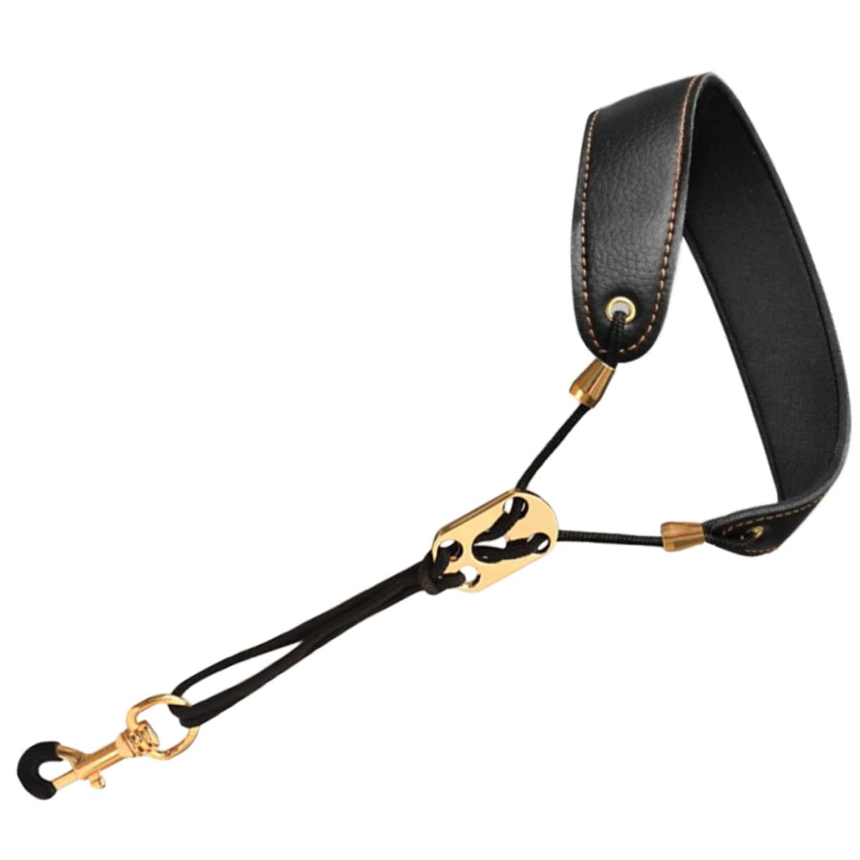 Toddmomy Saxophone Neck Strap Durable Leather Strap for Alto Soprano and Tenor Saxophones Comfortable Design for Adults Versatile Saxophone Accessory