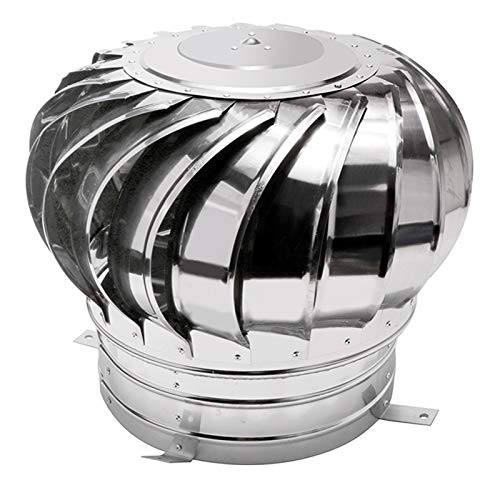 Tapa giratoria de acero inoxidable para chimeneas y rejillas de escape, protección duradera y eficiente de 200 mm