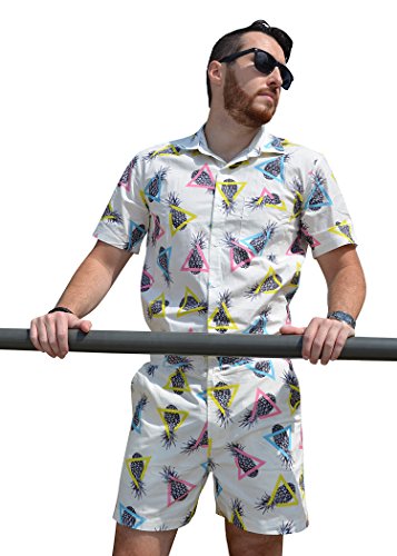 Zesties Male Romper (Large, Pineapple)