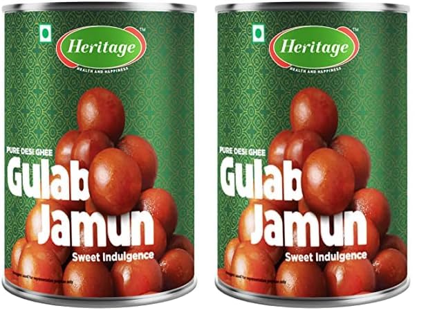 Image of Heritage Gulab Jamun, 1Kg Tin (Pack of 2)