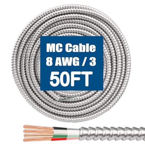 MOOKEERF 8/3 MC Cable 50FT