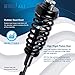 Detroit Axle - 2 Front Ready Struts for 2002-2003 Ford Explorer Mercury Mountaineer Struts w/Coil Spring Assembly Replacement Quick Install Ready Struts Shocks Assembly