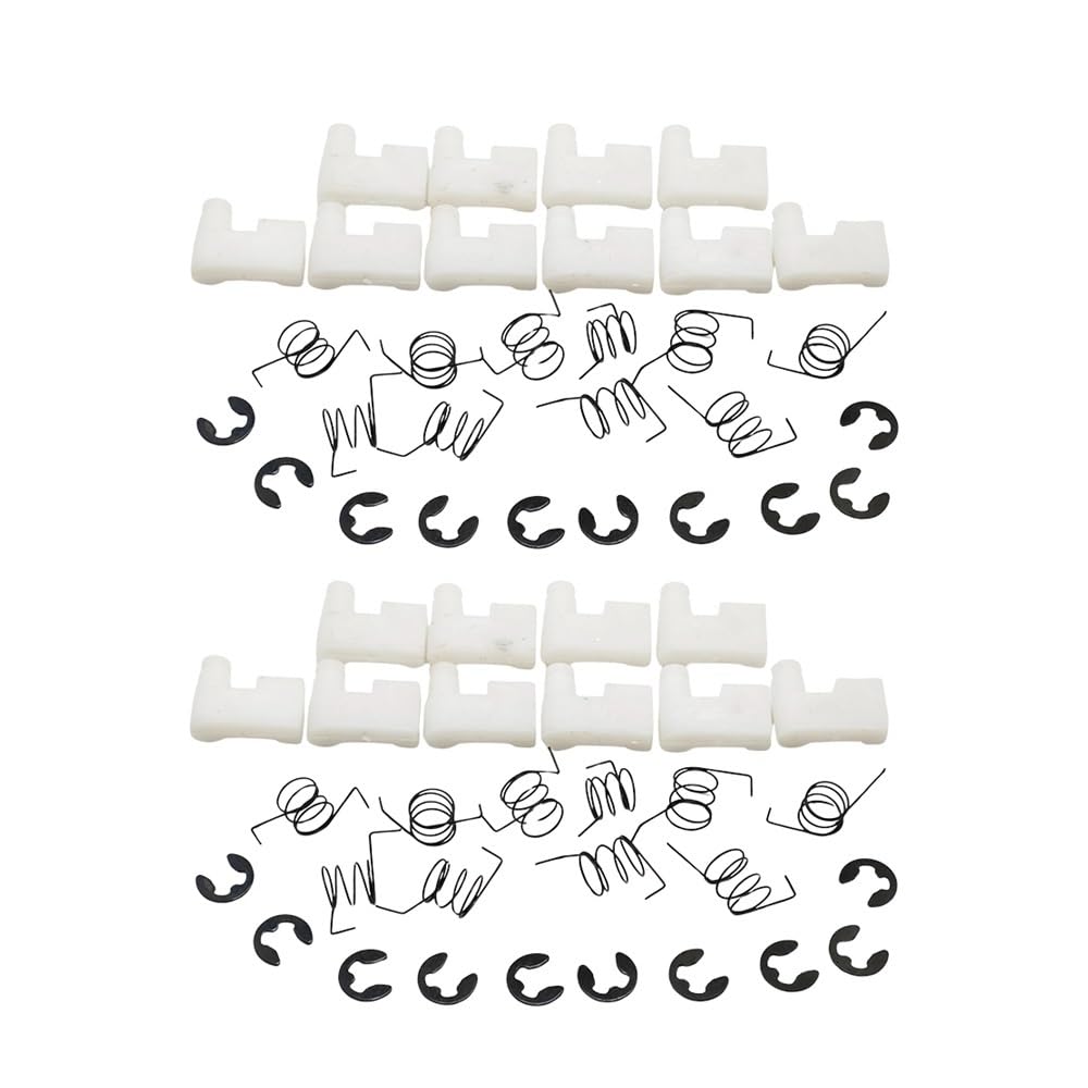Juego de Clips de Resorte for Perro con trinquete de Volante de Arranque de rebobinado de 20 Piezas Apto for Motosierra China 4500 5200 5800 45cc 52cc 58cc Sierras de Cadena de Gas