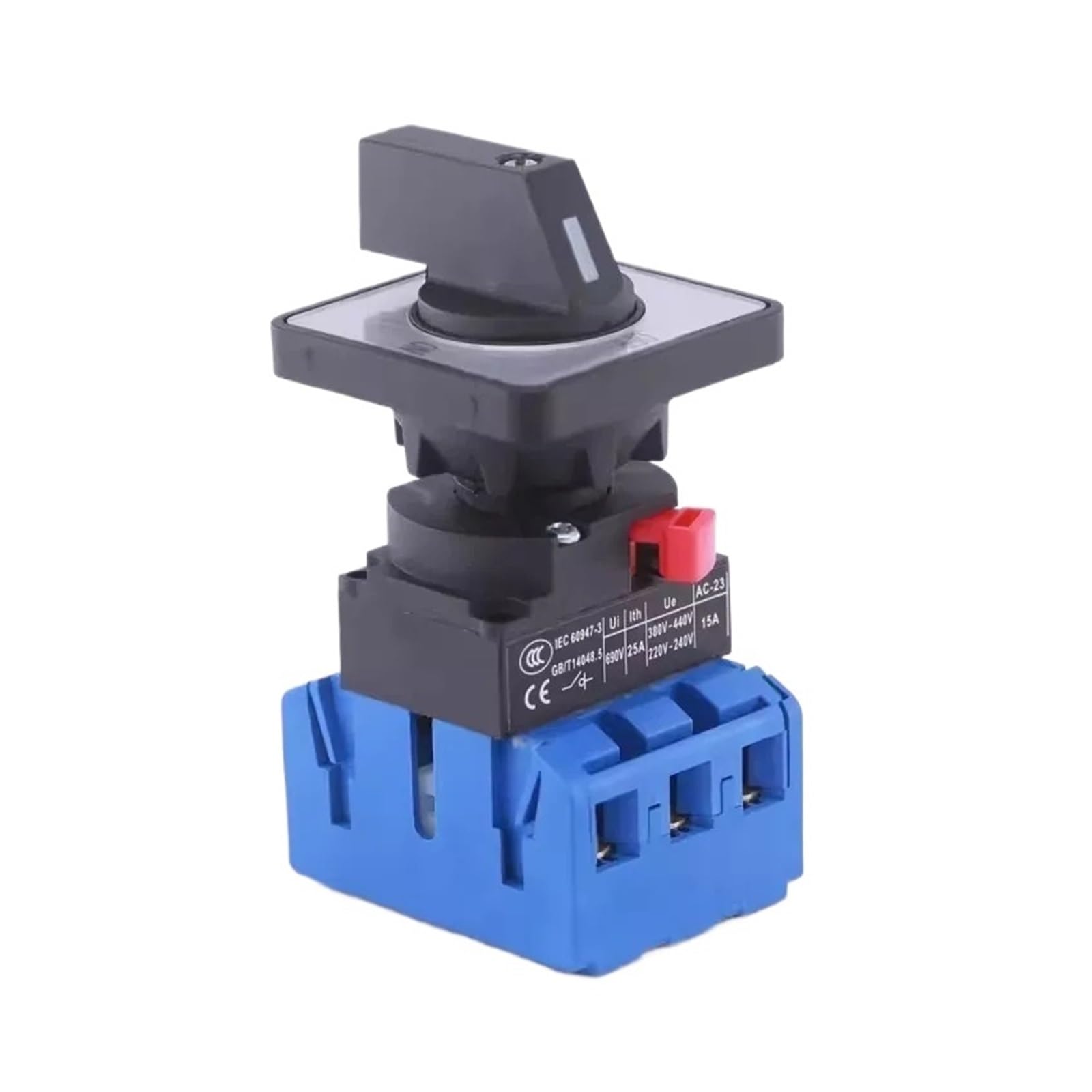 YWZVBSDCS YMD11-25/32A Single Hole Installation 22mm Load Circuit Breaker Main Control Power Off-on Isolator Switch LW30(4P,25A)