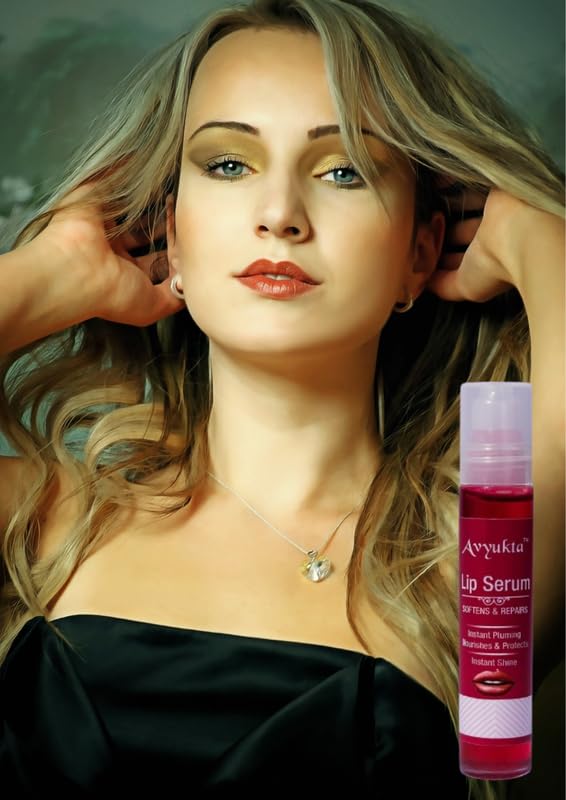 Image of Lip Serum for Soft, Hydrated & Plump Lips | Repairs Dryness, Adds Instant Shine & Nourishes Naturally | Non-Sticky Lip Care