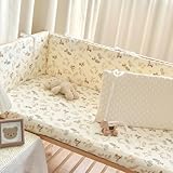 RZYW Atmungsaktiv und kollisionsfest abnehmbar Als Randpolsterung Verwendet Abnehmbar Atmungsaktive Kinderbettgitter zum vertikalen,B1,240X28cm
