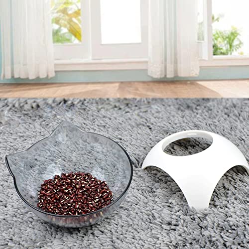 Ciotola per gatti inclinata a 15° con piattaforma