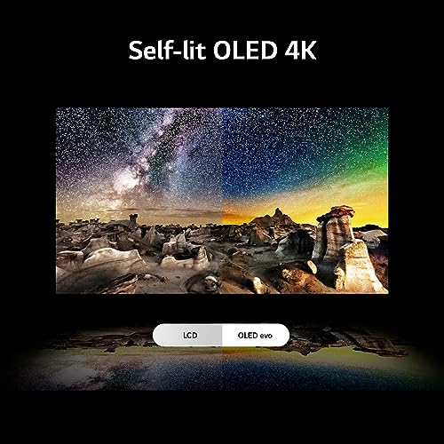 Image of LG 77-Inch Class OLED evo M3 Series, 4K Processor, Smart Flat Screen TV, with Wireless 4K Connectivity, Alexa Built-in (OLED77M3PUA, 2023 Model)