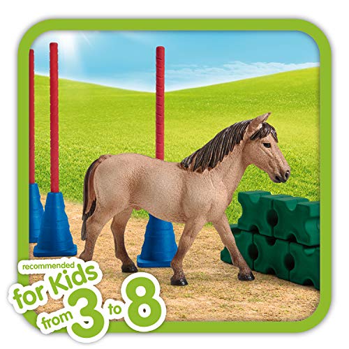 Schleich 42419 Farm World Spielset - Westernreiten, Spielzeug ab 3 Jahren & 42483 Farm World Spielset - Pony Slalom… – Bild 8