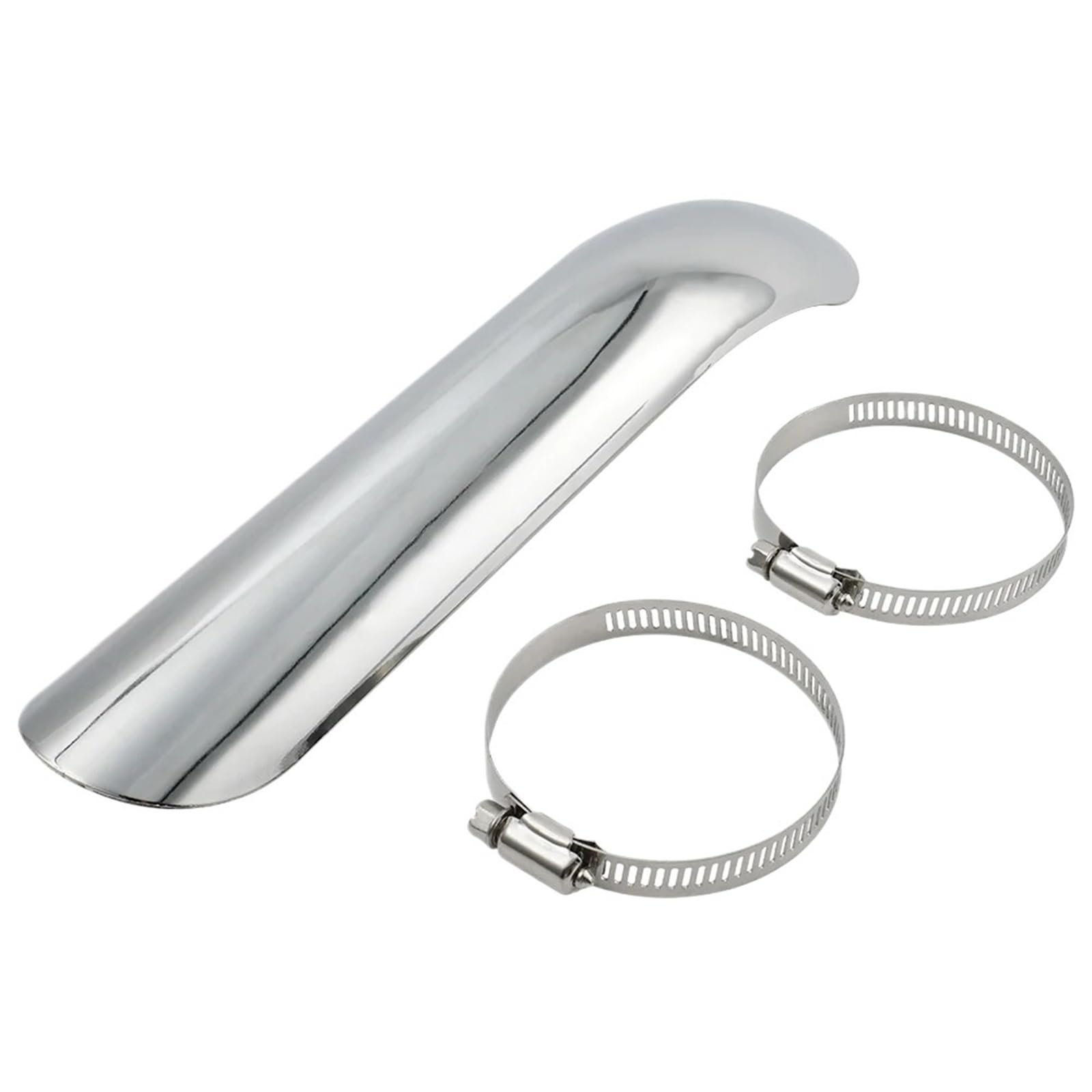 Paracalore Scarico Moto Copertura Protettiva Termica per Tubo di Scarico Cromato Adatta per Honda Shadow 1100 Sabre VT1100 Shadow Adatta per 1100 Spirit Copri-marmitta per Moto