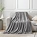 Hansleep Fleece Blanket Twin Size Grey, Soft Cozy Twin Blanket, Fuzzy Flannel Blanket for Bed, Sofa, Couch, Travel, Camping, 60 x 80 Inches