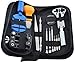 ISO TRADE Set D'OUTILS Ensemble D'OUTILS D'HORLOGERIE, kit d'outils d'horlogerie dans Une Trousse avec Une Fermeture à glissière #1904