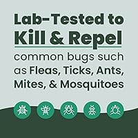 Vista 6 de Cedarcide Spray para insectos para exteriores Mata y repele mosquitos, garrapatas, pulgas, ácaros y más con aceites esenciales naturales Seguro