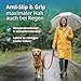 Activity4Dogs Anti-Slip Hundeleine rot 2,80m – Gummierte Führleine rutschfest & 4-Fach verstellbar – Testsieger 2025 und 2026 – Made in Germany – Robuste Trainingsleine für große & mittelgroße Hunde