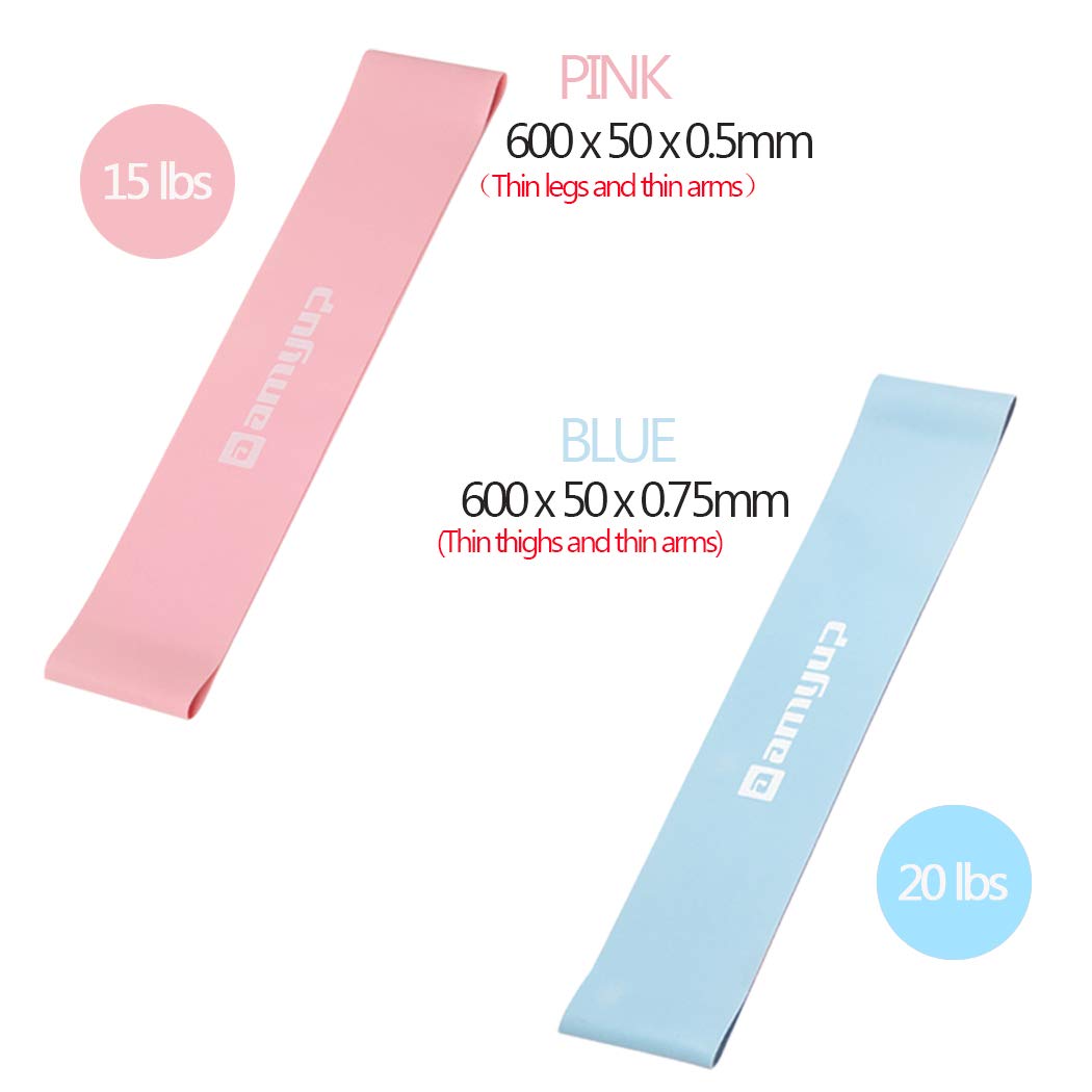 Ranvi Elastic Band Men and Women Squat Yoga Tension Band Sports Strength Training Fitness Band Resistance Band 4 Sets