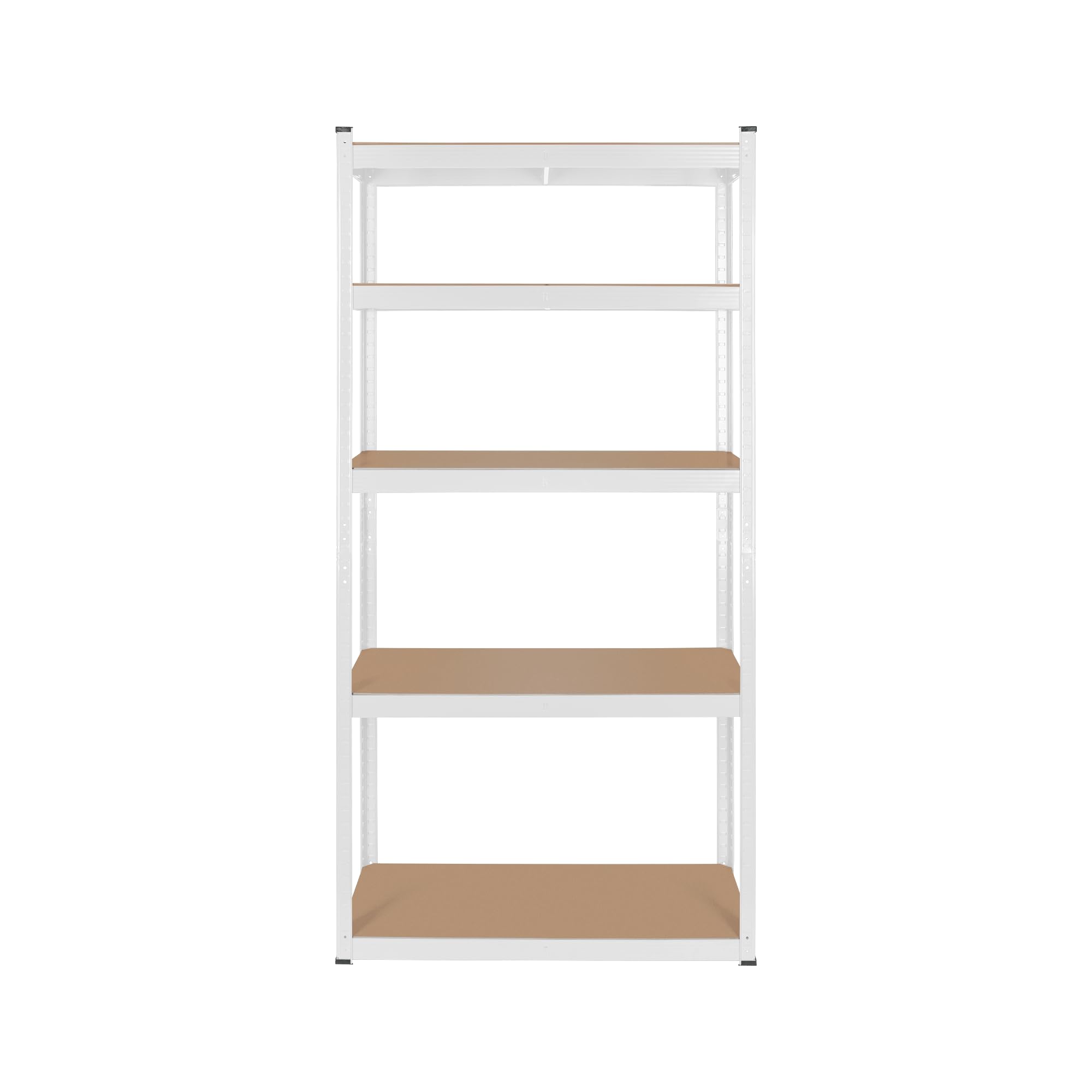Rebel Étagère d'entrepôt en métal 180x90x40 Blanc RB-1251W