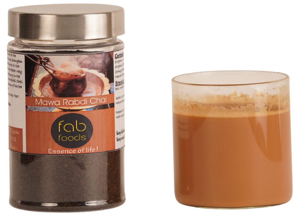 Mawa Rabdi Tea (Indian Traditional Tea)|125 Grams | Organic premium Tea| Milk Tea | Natural | Healthy| CHOCOLATE CHAI (MAWA RABDI) (B09R4K2CF3) Amazon Price History, Amazon Price Tracker